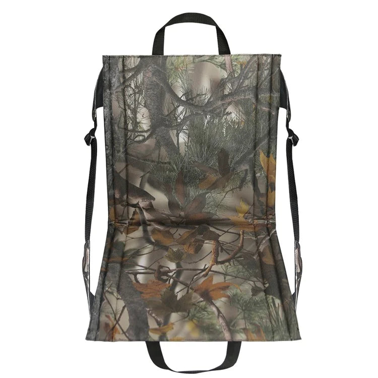 847108 Outdoor Camping Fishing Leaves Pattern Folding Chair with Wide Fiberglass Rod