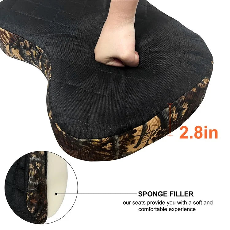 Portable Camping Hunting Seat Mat Thicken EPE+Sponge Outdoor Seating Pad with Carabiner