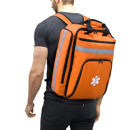 36x20x44cm Oxford Cloth Rescue Backpack Emergency Medical Shoulders Bag