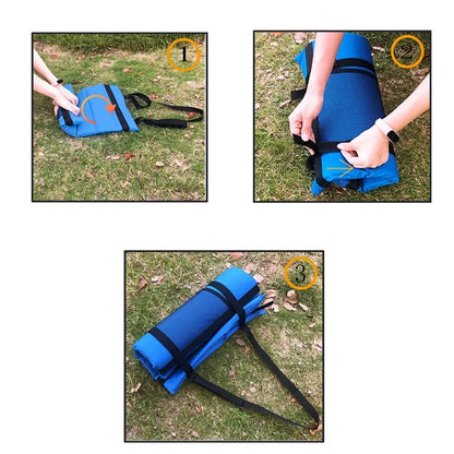 44x44cm Backrest Padded Seat Oxford Cloth Seat Cushion for Outdoor Sporting Events