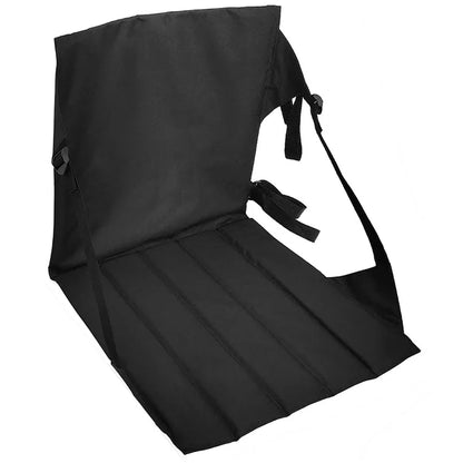 44x44cm Backrest Padded Seat Oxford Cloth Seat Cushion for Outdoor Sporting Events