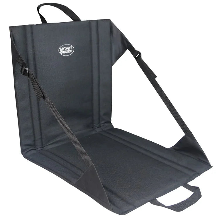 MYDAYS OUTDOOR 43x43cm Portable Backrest Cushion Folding Chair Outdoor Camping Seat Mat