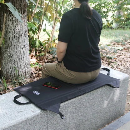 MYDAYS OUTDOOR 43x43cm Portable Backrest Cushion Folding Chair Outdoor Camping Seat Mat