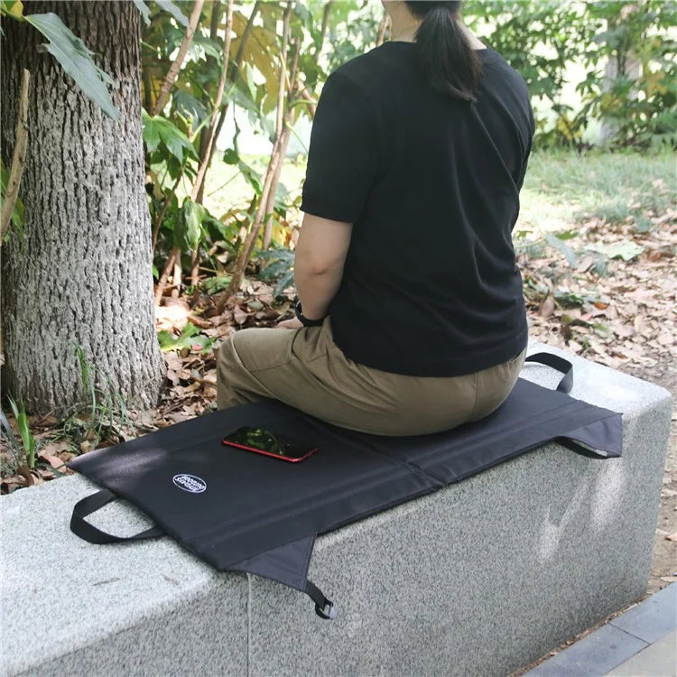 MYDAYS OUTDOOR 43x43cm Portable Backrest Cushion Folding Chair Outdoor Camping Seat Mat
