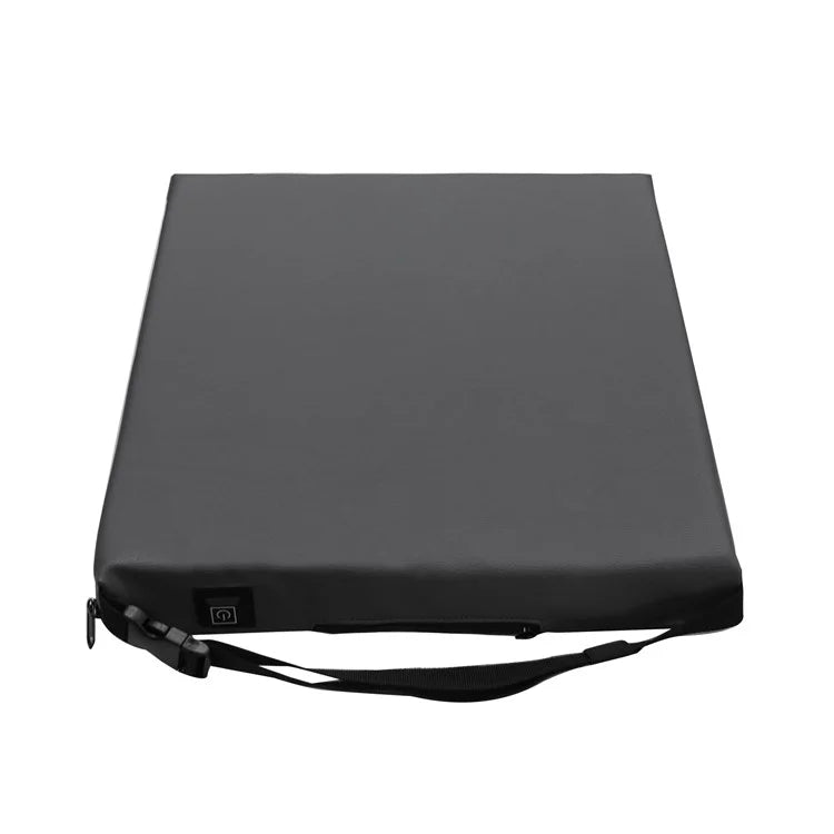 Portable Outdoor Stadium Electric Heating Seat Mat Winter Leather+Cotton Seat Cushion