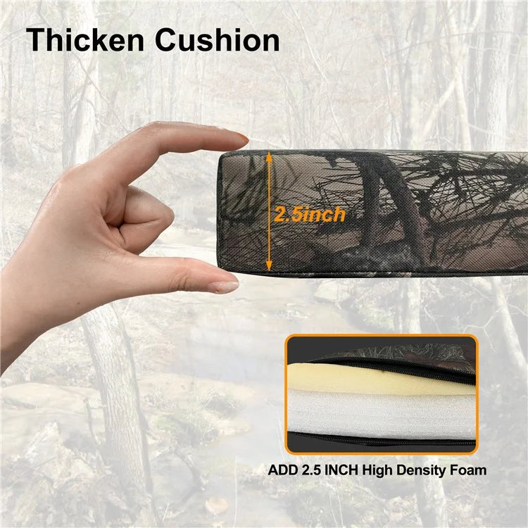 46x31x59cm Waterproof Tree Stand Chair Cushion for Outdoor Mountaineering Climbing