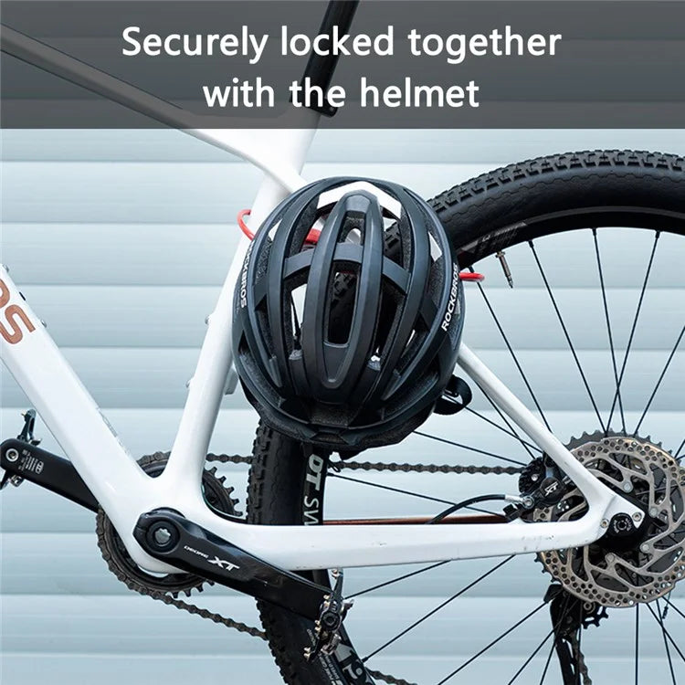 ROCKBROS WL158 Bike Cable Lock Anti Theft Security Bicycle Lock with 2 Keys for Road Bike MTB Scooter