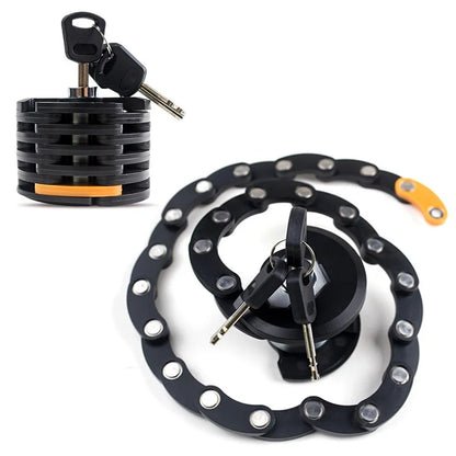 BCL2 Foldable Bike Lock Electric Bicycle Lock Anti-theft Mini Tower Lock