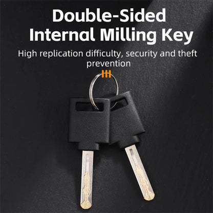 WEST BIKING YP0705100 115cm Extendable Steel Cable Anti-theft Bicycle Lock