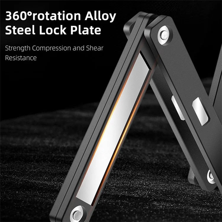 WEST BIKING 80cm Portable 6-section Folding Anti-theft Lock for Bike / Motorcycle