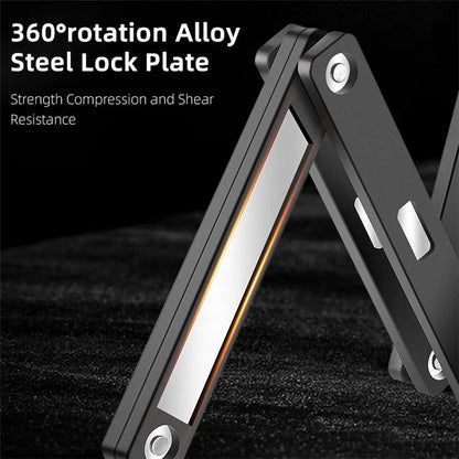 WEST BIKING 80cm Portable 6-section Folding Anti-theft Lock for Bike / Motorcycle