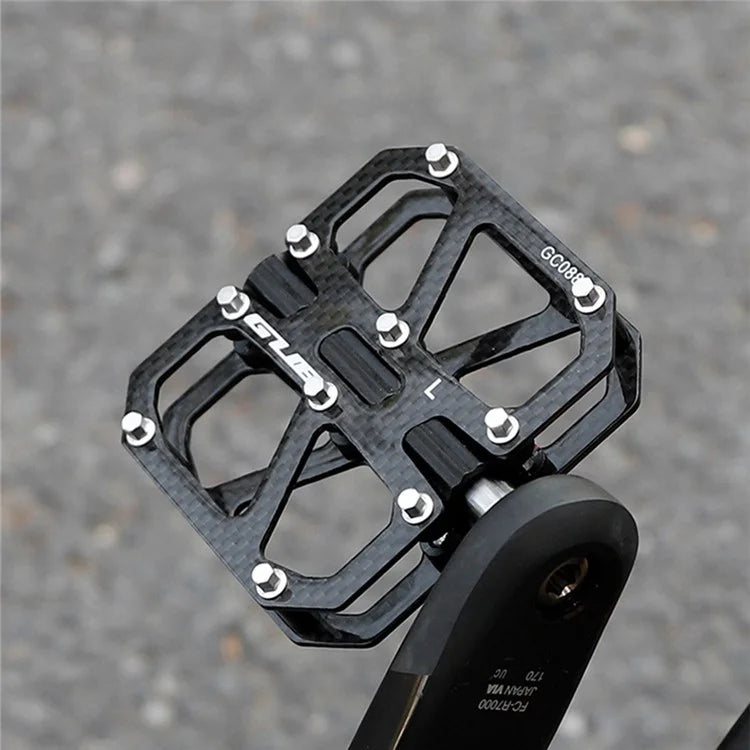 GUB GC088 1 Pair Bicycle Anti-Slip Pedals Carbon Fiber Mountain Road Bike Cycling Pedals