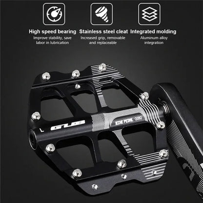 GUB G082 1 Pair Bicycle Pedals MTB Bike Cycling Accessories 3-Bearing Aluminum Alloy Pedals