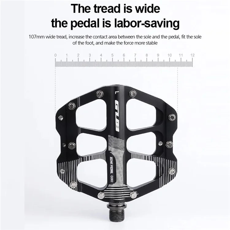 GUB G082 1 Pair Bicycle Pedals MTB Bike Cycling Accessories 3-Bearing Aluminum Alloy Pedals