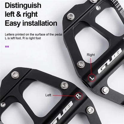 GUB G082 1 Pair Bicycle Pedals MTB Bike Cycling Accessories 3-Bearing Aluminum Alloy Pedals