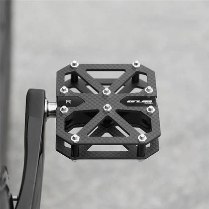 GUB GC085 Anti-Slip Bicycle Pedals Triple Bearing Carbon Fiber Mountain Bike Cycling Pedals
