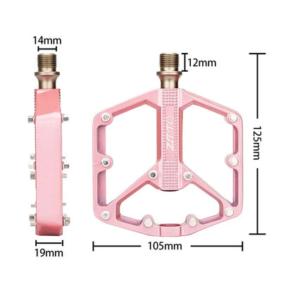 ZTTO B632 Outdoor Cycling 3-Bearing Aluminum Alloy + Molybdenum Steel Bicycle Pedals