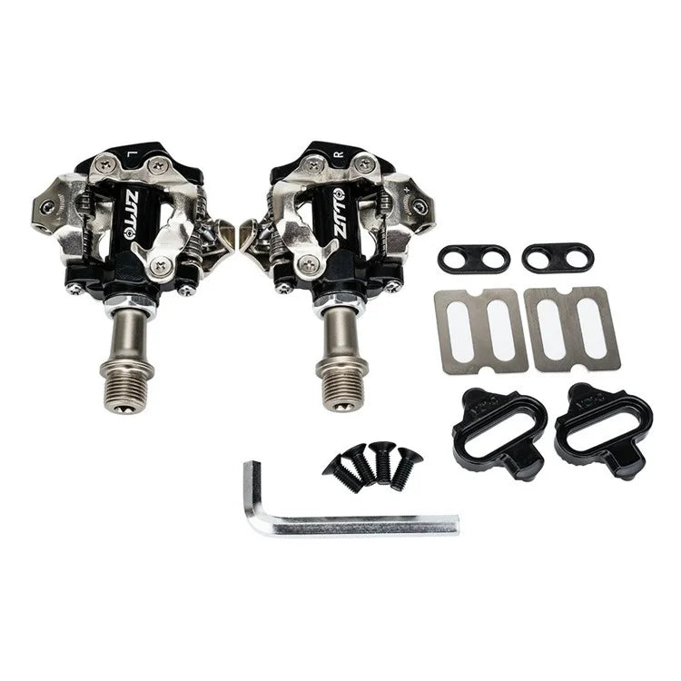 ZTTO M101 1 Pair Cycling MTB Bike Pedals Aluminum Alloy Self-Locking Bicycle SPD Bearing Pedals