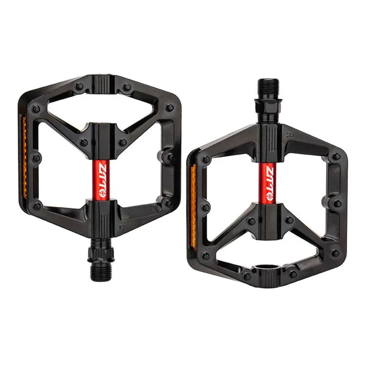 ZTTO B572 Hollow MTB Bicycle Pedal Aluminum Alloy Double DU Bearings Bike Pedals