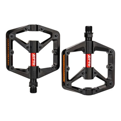 ZTTO B572 Hollow MTB Bicycle Pedal Aluminum Alloy Double DU Bearings Bike Pedals