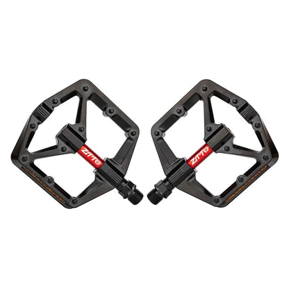 ZTTO B572 Hollow MTB Bicycle Pedal Aluminum Alloy Double DU Bearings Bike Pedals