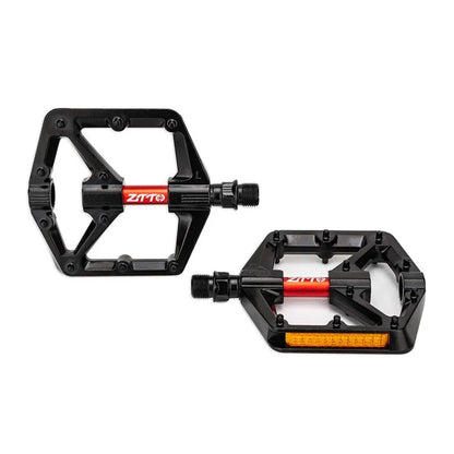 ZTTO B572 Hollow MTB Bicycle Pedal Aluminum Alloy Double DU Bearings Bike Pedals