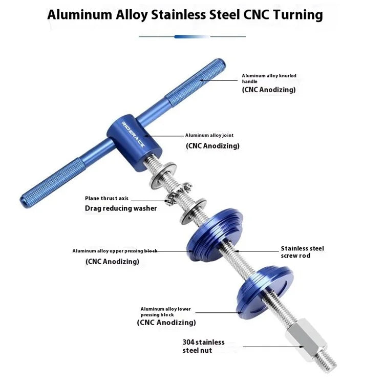 RIDERACE RR9474 Bicycle Bottom Bracket BB Installation Tool Mountain Bike Headset Press Tool