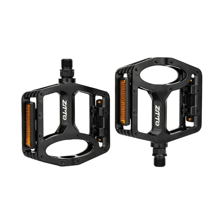 ZTTO B829 1 Pair MTB Bicycle Reflective Pedals Aluminum Alloy Bike Cycling Anti-Skid Hollow Pedals