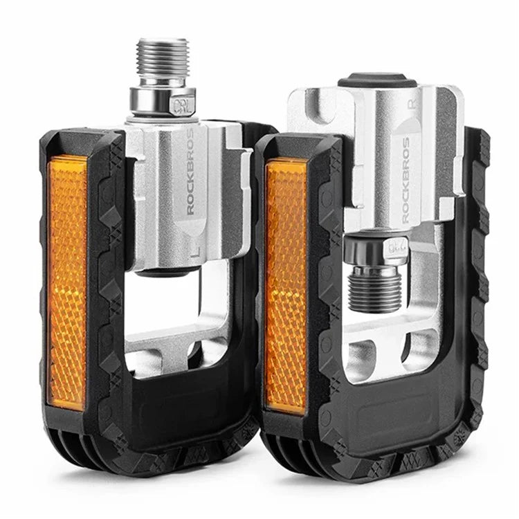 ROCKBROS K502F Lightweight Folding Bike Pedals Quick Release MTB Aluminum Alloy Bicycle Pedals