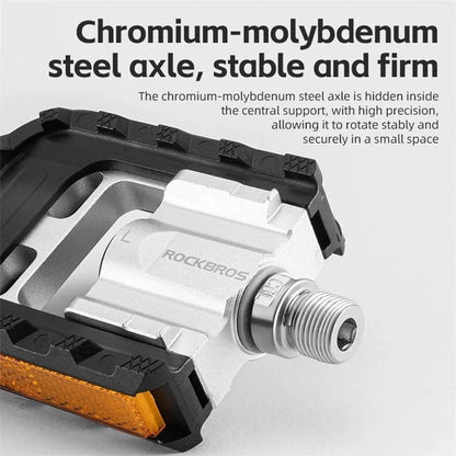 ROCKBROS K502F Lightweight Folding Bike Pedals Quick Release MTB Aluminum Alloy Bicycle Pedals