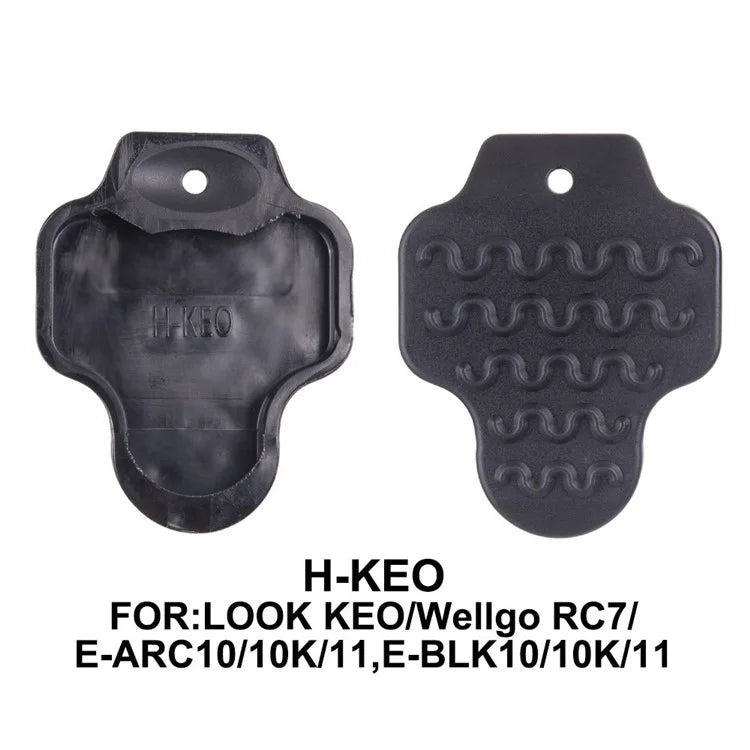 ZTTO BHT1A 1 Pair Anti-slip Rubber Bicycle Pedal Cleat Set for Road Bike
