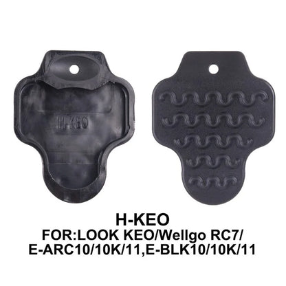 ZTTO BHT1A 1 Pair Anti-slip Rubber Bicycle Pedal Cleat Set for Road Bike