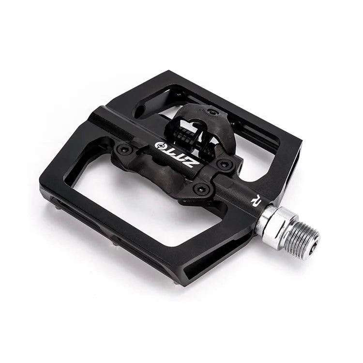 ZTTO STPD15 1 Pair Bicycle Anti-slip Pedals Aluminum Alloy Bike Cycling SPD Flat Pedals with Cleats