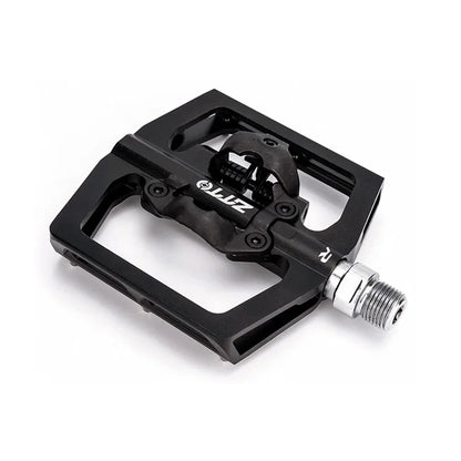 ZTTO STPD15 1 Pair Bicycle Anti-slip Pedals Aluminum Alloy Bike Cycling SPD Flat Pedals with Cleats