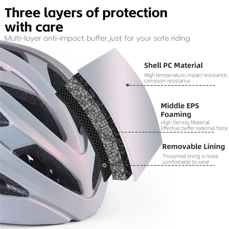 WEST BIKING YP0708118 Women's Cycling Helmet Bicycle Helmet Riding Head Protector