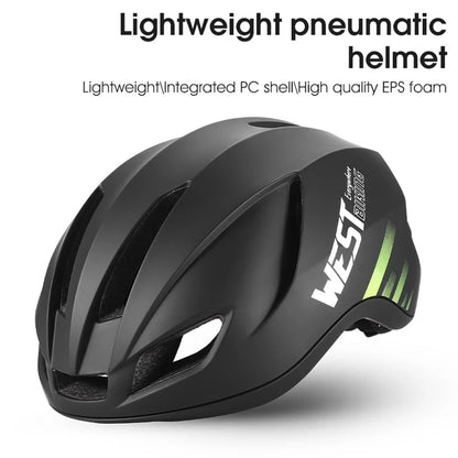 WEST BIKING YP1602505 Lightweight Pneumatic Bike Helmet with LED Taillight