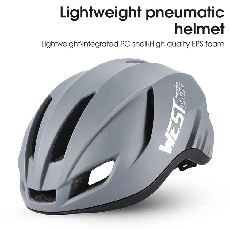 WEST BIKING YP1602505 Lightweight Pneumatic Bike Helmet with LED Taillight