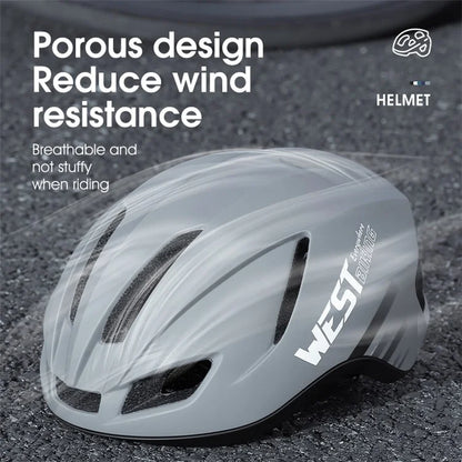 WEST BIKING YP1602505 Lightweight Pneumatic Bike Helmet with LED Taillight