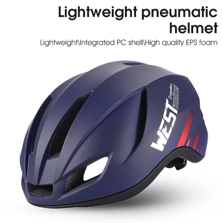 WEST BIKING YP1602505 Lightweight Pneumatic Bike Helmet with LED Taillight