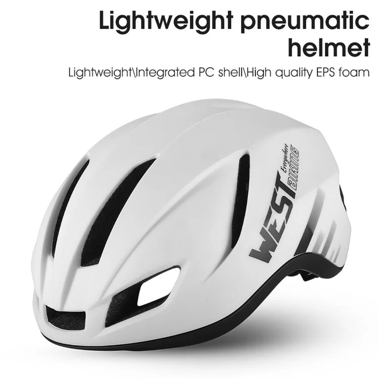 WEST BIKING YP1602505 Lightweight Pneumatic Bike Helmet with LED Taillight