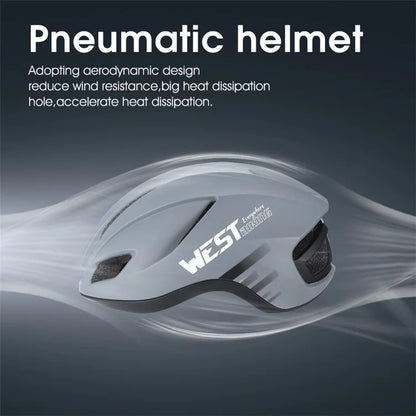 WEST BIKING YP1602505 Lightweight Pneumatic Bike Helmet with LED Taillight