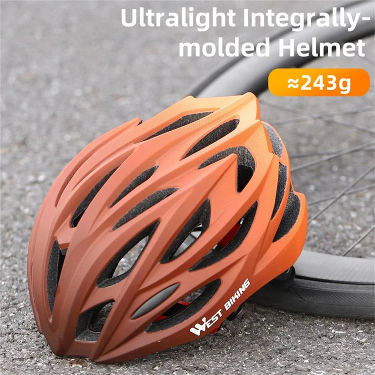 WEST BIKING YP0708116 Gradient Cycling Helmet Head Protection PC+EPS Breathable Bike Helmet