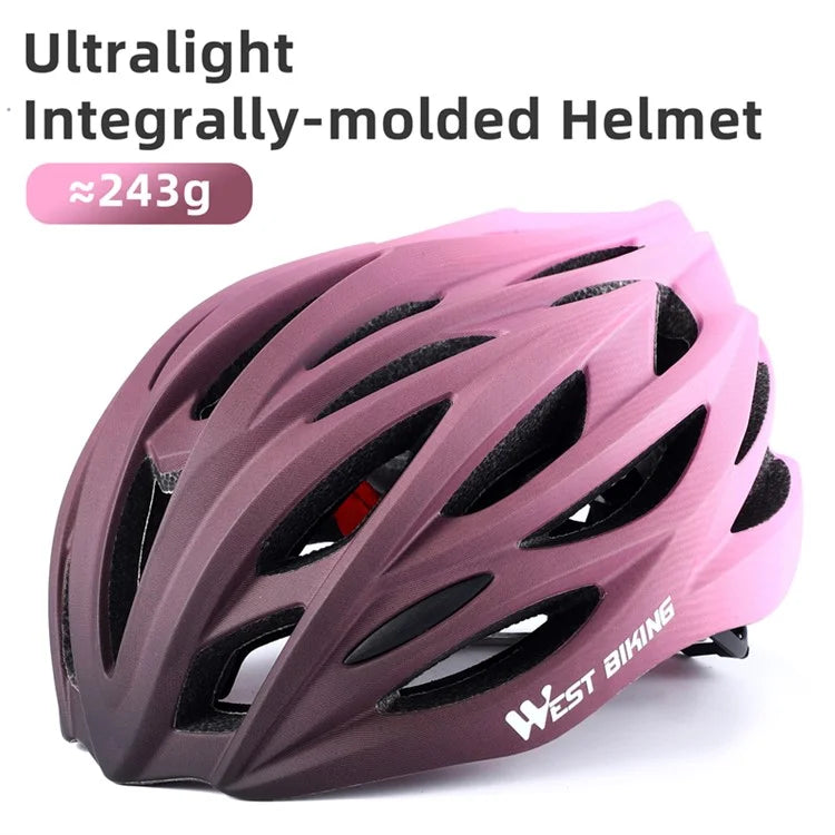 WEST BIKING YP0708116 Gradient Cycling Helmet Head Protection PC+EPS Breathable Bike Helmet