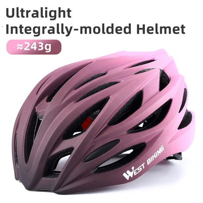 WEST BIKING YP0708116 Gradient Cycling Helmet Head Protection PC+EPS Breathable Bike Helmet