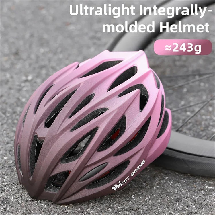 WEST BIKING YP0708116 Gradient Cycling Helmet Head Protection PC+EPS Breathable Bike Helmet