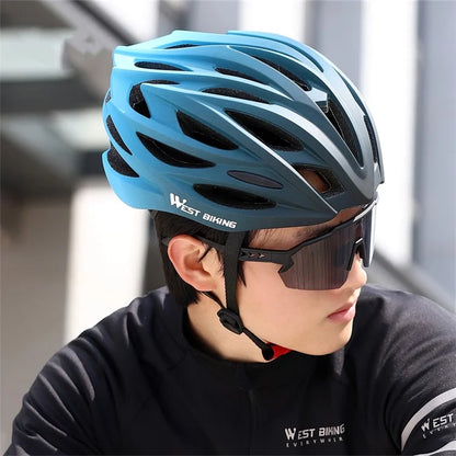 WEST BIKING YP0708116 Gradient Cycling Helmet Head Protection PC+EPS Breathable Bike Helmet