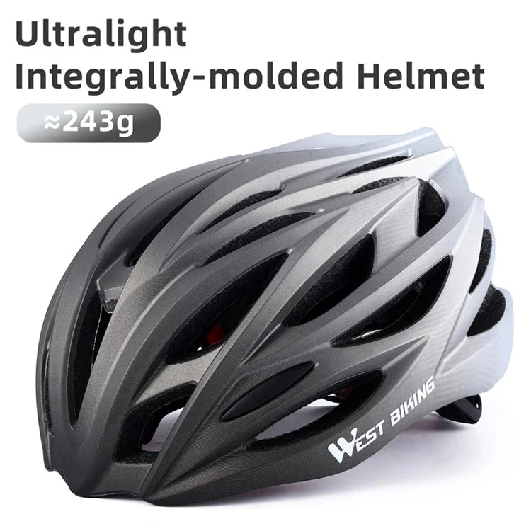 WEST BIKING YP0708116 Gradient Cycling Helmet Head Protection PC+EPS Breathable Bike Helmet