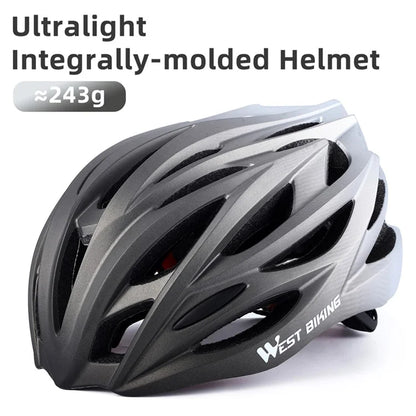 WEST BIKING YP0708116 Gradient Cycling Helmet Head Protection PC+EPS Breathable Bike Helmet