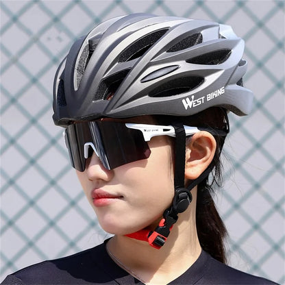 WEST BIKING YP0708116 Gradient Cycling Helmet Head Protection PC+EPS Breathable Bike Helmet