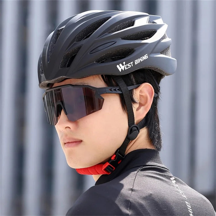 WEST BIKING YP0708116 Gradient Cycling Helmet Head Protection PC+EPS Breathable Bike Helmet